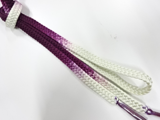 未使用品　正絹　手組帯締め